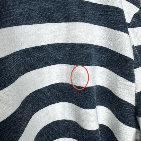 Urban Outfitters BDG Stripe Button Front French Terry Wrap Sweater Womens Medium - Picture 9 of 10